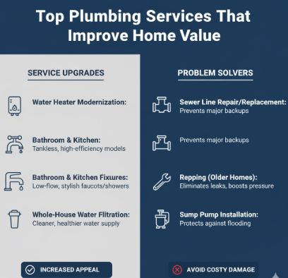Top Plumbing Services That Improve Home Value