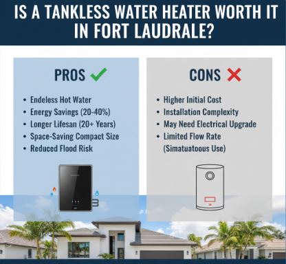 Is a Tankless Water Heater Worth It in Fort Lauderdale?